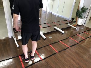 ラダー練習の様子